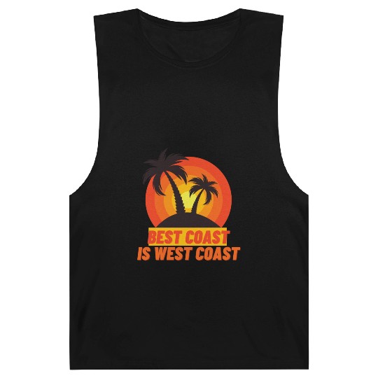 Best Coast Is West Coast Barnard Tanks