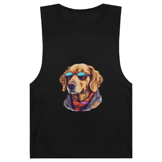 Golden Retriever in the Streets | Dog Lovers Barnard Tanks