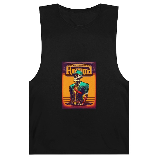 Run skull punk rock Barnard Tanks