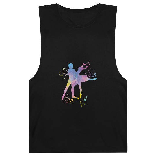 Ballet Dance Couple Woman Ballerina Barnard Tanks