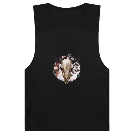 Bull Skull Western Barnard Tanks