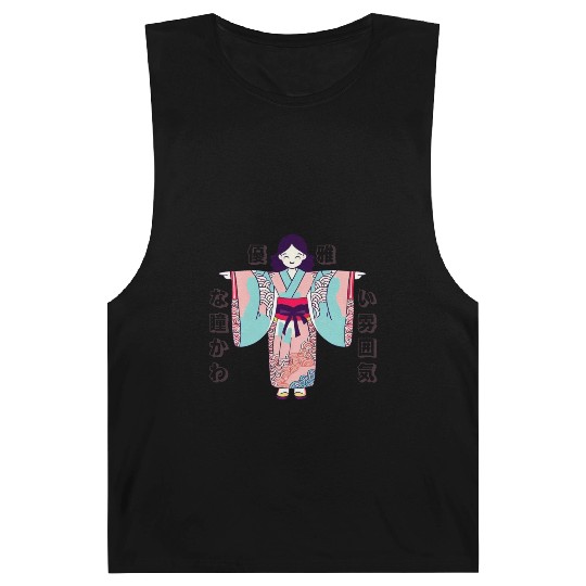 Kimono Kawaii Adorable Barnard Tanks