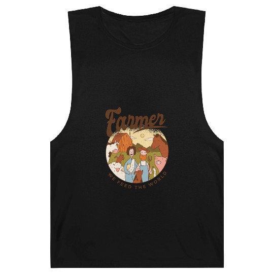 Farmer We Feed The World Barnard Tanks