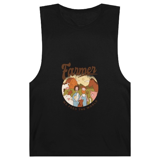 Farmer We Feed The World Barnard Tanks