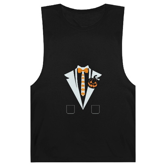 Hilarious Halloween Suit Costume Barnard Tanks