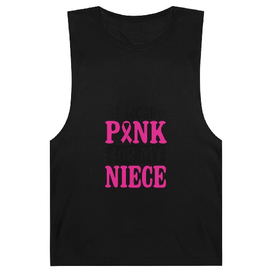 I Wear Pink For My Niece Barnard Tanks