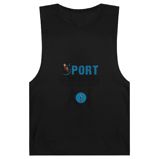 Novelty Apparel Gifts For Gym Trainers Team Barnard Tanks