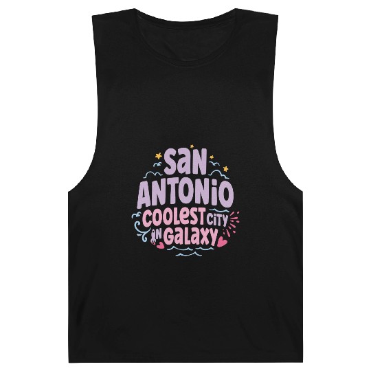 San Antonio Coolest Galaxy Barnard Tanks