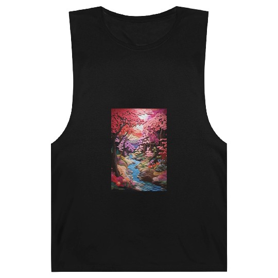 Multi-color Zen Garden river - Japanese Barnard Tanks