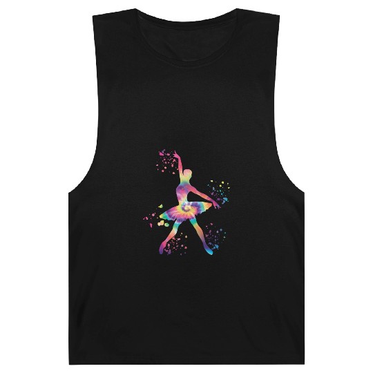 Ballet Dancer Colorsplash Ballerina Barnard Tanks