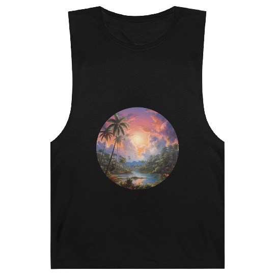 Paradise Scene - Magic Realism Barnard Tanks