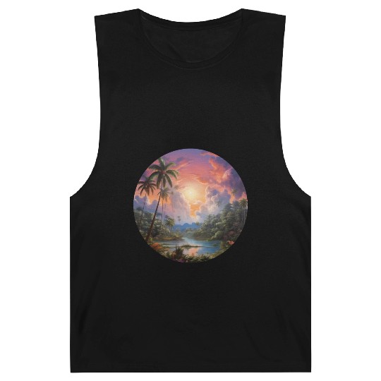 Paradise Scene - Magic Realism Barnard Tanks