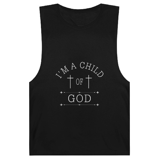 I'm a Child Of God Love Jesus Christian Christmas Barnard Tanks