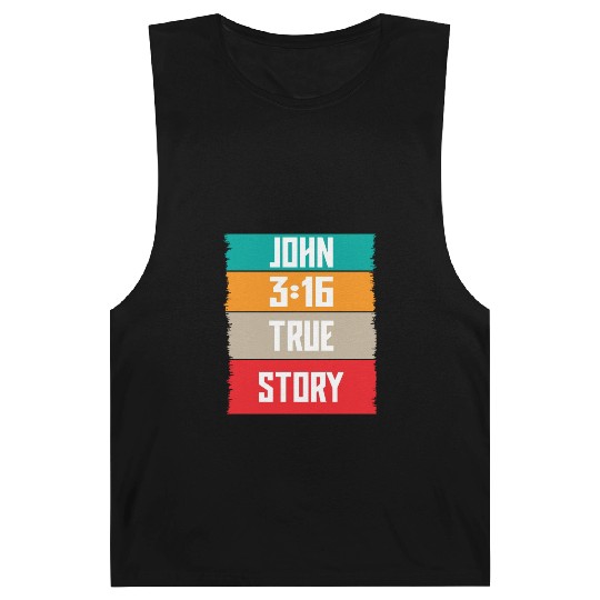 John 3:16 Lve Jesus Christian Christmas Barnard Tanks