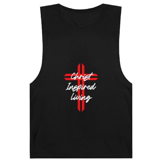 Christ Inspired Living Jesus Christan Christmas Barnard Tanks