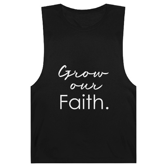 Grow Our Faith Love Jesus Christian Christmas Barnard Tanks