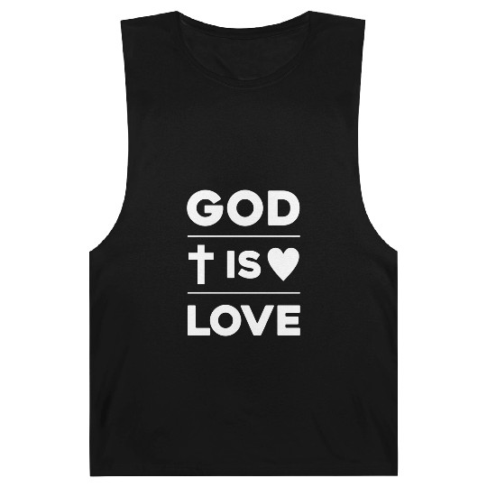 God Is Love Love Jesus Christian Christmas Barnard Tanks