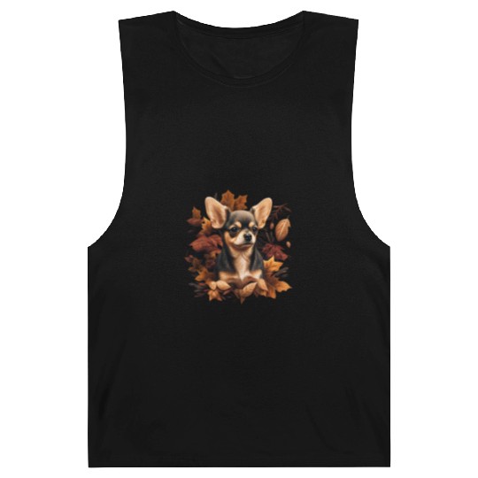 Chihuahua | Thanksgiving Day Farmer Food Autumn Barnard Tanks
