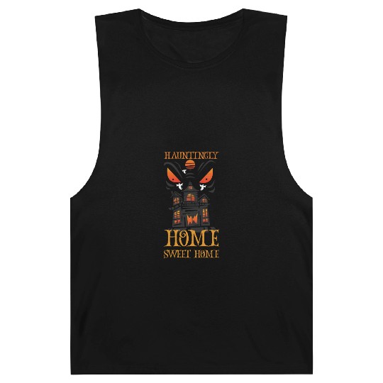 Horror Paranormal Haunted House Spooky Halloween Barnard Tanks