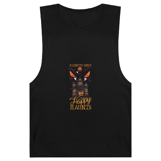 Horror Paranormal Haunted House Spooky Halloween Barnard Tanks