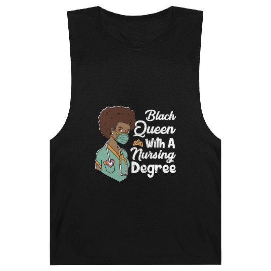 Black Queen With A Nursing Degree Barnard Tanks