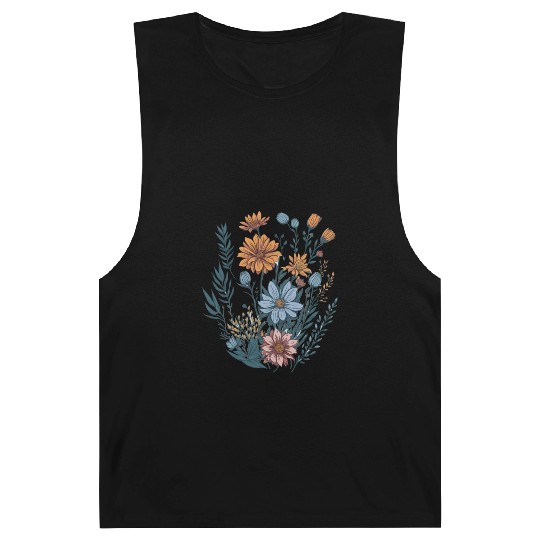 Nature Aesthetic Wild Flower Botanical Barnard Tanks