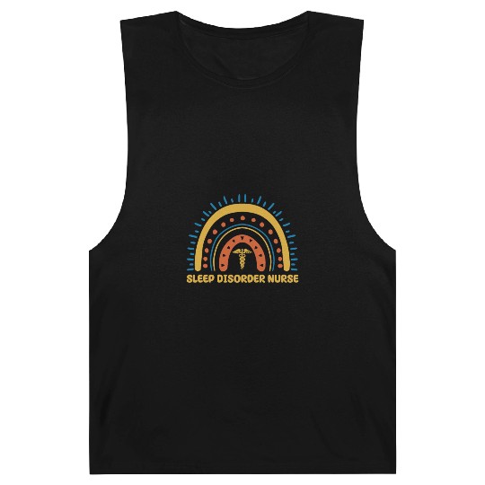 Sleep Disorder Nurse Boho Rainbow Barnard Tanks