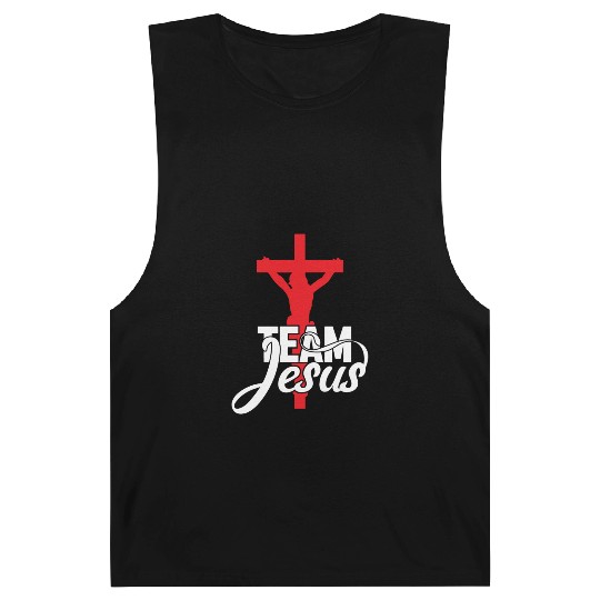 Team Jesus Love Jesus Christian Christmas Barnard Tanks
