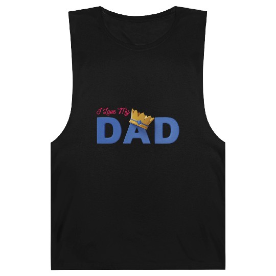 I Love My Dad Barnard Tanks