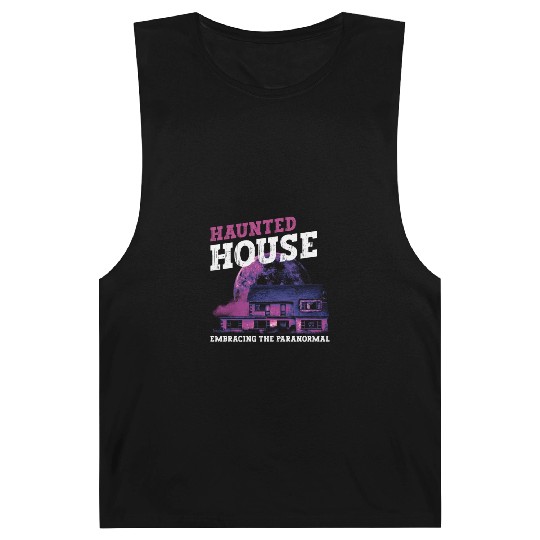 Horror Paranormal Haunted House Spooky Halloween Barnard Tanks
