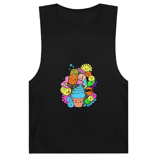 Multi Colorful Sweet Gang Barnard Tanks