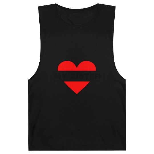 Heart I love my sister for true sisterly love 'Wit Barnard Tanks