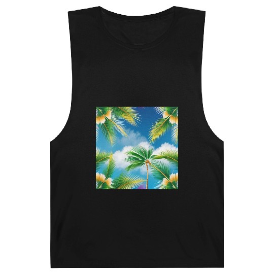 Tropical Whispering Palm Trees Barnard Tanks