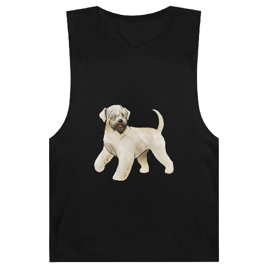 Dog Soft Coated Wheaten Terrier Irish Cream Barnard Tanks