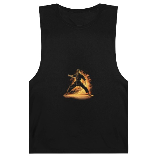 Karate Taekwondo Fighter Martial Arts Barnard Tanks