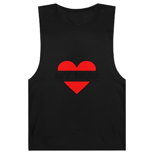 Heart I love my mummy Barnard Tanks
