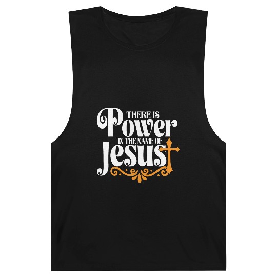 Power In The Name Of Jesus Christian Christmas Barnard Tanks