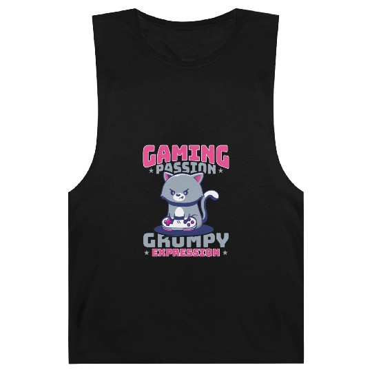 Gaming, Gaming, Video Game, Grumpy Cat Gamer Barnard Tanks