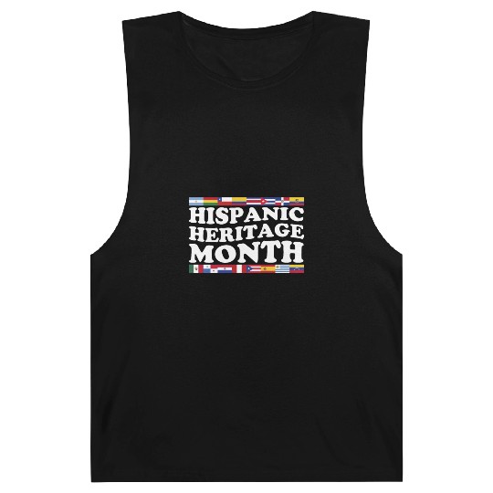 Hispanic Heritage Month Funny Hispanic Spanish Barnard Tanks