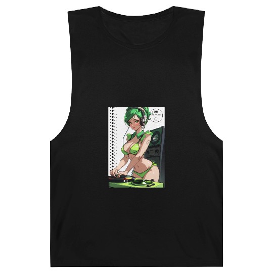Sexy DJ Pin Up 009 Barnard Tanks