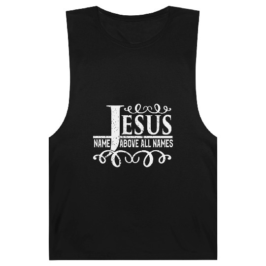 Name Above Names Love Jesus Christian Christmas Barnard Tanks