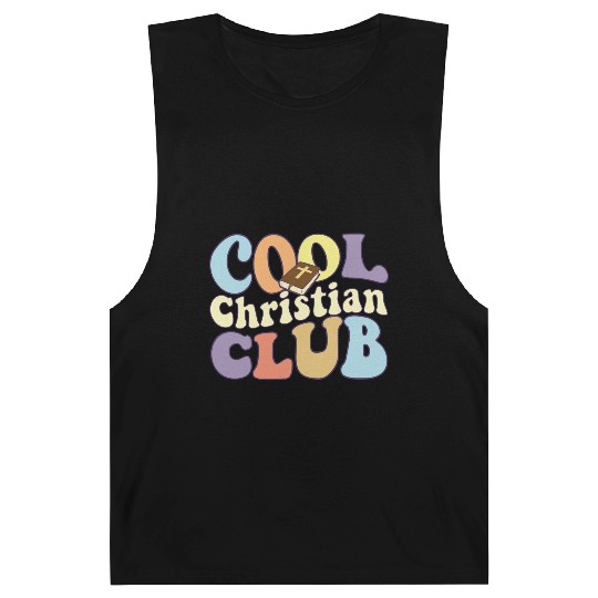 Cool Christian Club Religious Team Jesus Christ Barnard Tanks