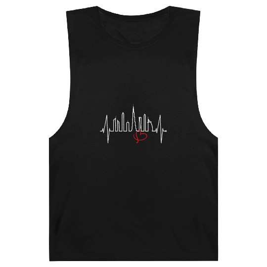 Dubai Skyline Heartbeat Burj Khalifa Silhouette Barnard Tanks