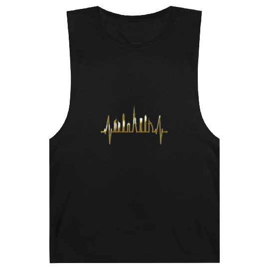 Dubai Skyline Heartbeat Burj Khalifa Silhouette Barnard Tanks