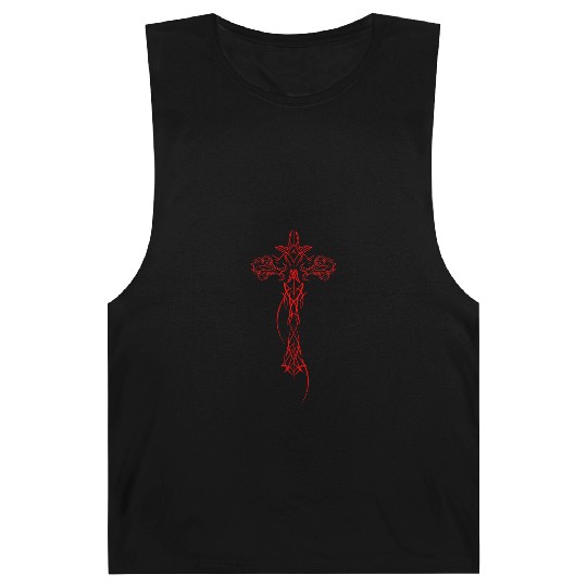 Cyber Crucifix Awesome Cybersigilism For Geometric Barnard Tanks