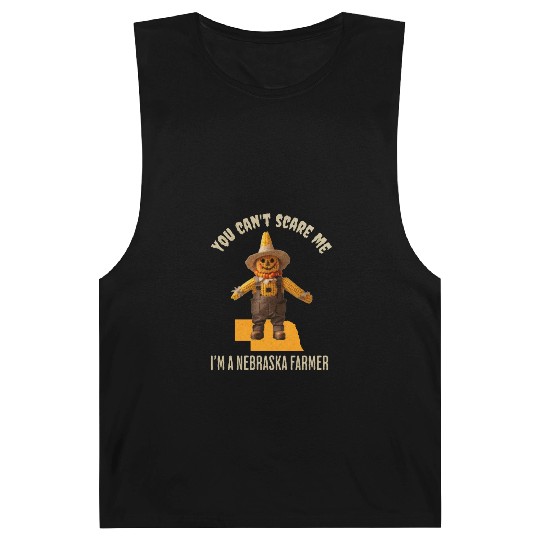 I’m a Nebraska Farmer Halloween Fall Autumn Barnard Tanks