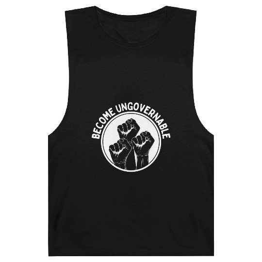 Become Ungovernable Punk Anarchy Lovers Gift Barnard Tanks