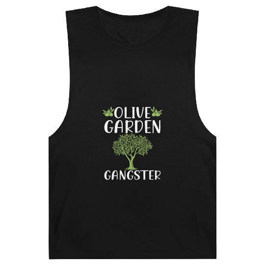 Olive Garden, Gardening, Olive Graphic Barnard Tanks