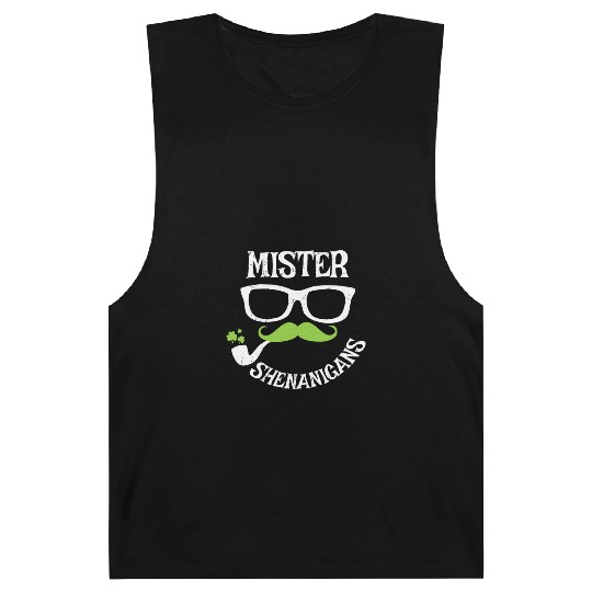 Mister Shenanigans Funny St. Patrick's Day Gift Barnard Tanks