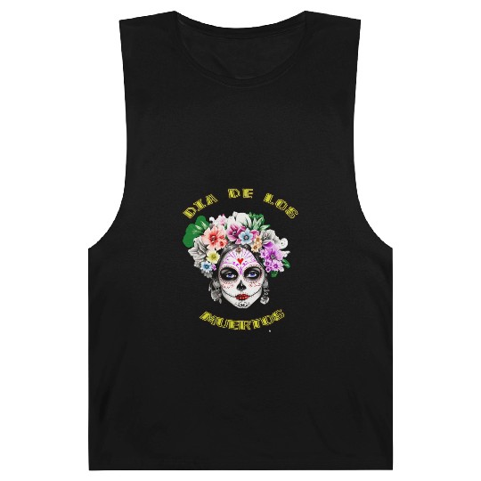 flower girl - day of the dead Barnard Tanks